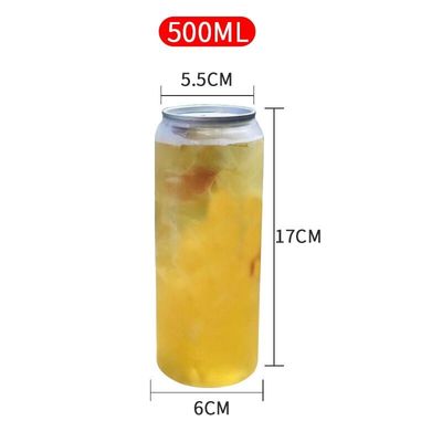 프린팅 로고 500 밀리람베르트 6CM BPA 무료 플라스틱 음료 캔