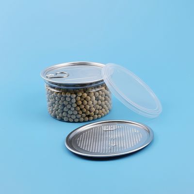 FDA는 Lid 실린더 0.5L PET 누출 내구성 플라스틱 항아리를 벗깁니다