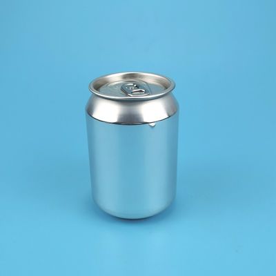 250ml 잡아당기기 음료 주스 알루미늄 병은 실린더 모양을 할 수 있습니다