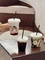 플라스틱 Pet 컵을 마시는 관습 90 밀리미터 버릴 수 있는 버블 티 컵 스무디 차가운 커피