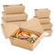 박스 샐러드 컨테이너 샐러드 용지함 회초밥 닭고기 컨테이너를 제거하세요