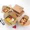 박스 샐러드 컨테이너 샐러드 용지함 회초밥 닭고기 컨테이너를 제거하세요